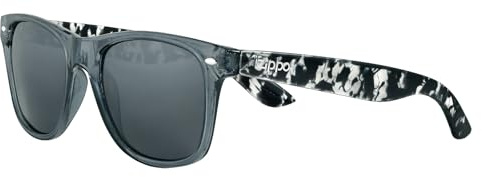 Zippo Sonnenbrille – Grau/Havanna/Grau polarisiert – Unisex, für Damen und Herren – UV400-Schutz – CE-geprüft