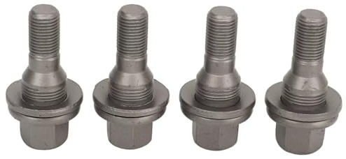Compatible Avec Peugeot Pour 207 2006 2007 2008 2009 2010 2011 2012 2013 2014 2015 2016 4 Pièces 17 Mm Boulons De Roue Hexagonaux Écrous De Pneu Goujons OEM : 540567 Boulons de Roue