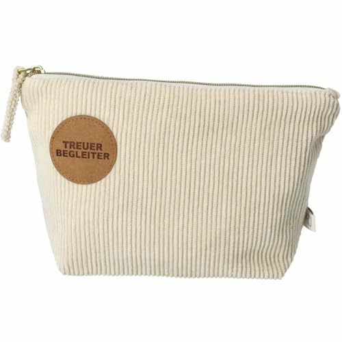 Räder Ordnungshüter „Treuer Begleiter“ aus Cord – Kosmetiktasche, beige