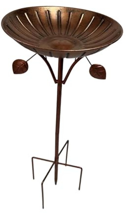 Homyl Vogelfutterhaus, Einfache Installation, Geräumiges Vogelbad für Garten Und