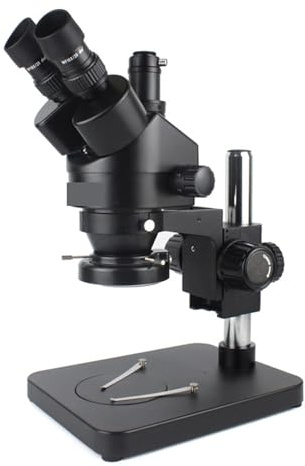Microscopes, Simul-Focal 7X-45X Continuous Zoom Stereo Trinocular Microscope Ctv Adapter Barlow Lens For Phone Lab Pcb Repair Soldering,Small bracket-A