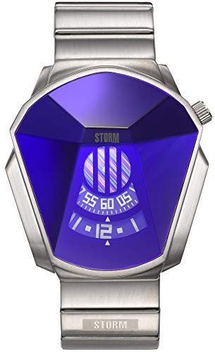 STORM London Darth Lazer Blue, Special-Edition, Herrenuhr, Mineralglas, Edelstahlgehäuse, 5 bar Wasserdicht, 47001/B