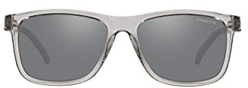 Arnette Amigo Gafas, Dude Grey Transparent Grey Mir, 56 mm para Hombre