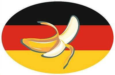 FahnenMax Autoaufkleber Sticker Wappen Bananenrepublik Aufkleber