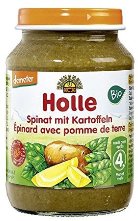 Holle Bio Spinat mit Kartoffeln (12 x 190 gr)