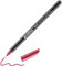 edding 1200 Fasermaler fein - karmin-rot - 1 Stift - Rundspitze 1 mm - Filzstift zum Zeichnen und Schreiben - für Schule, Mandala