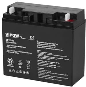 Vipow Blei Akku Industrieakku, wartungsfrei 12V 20Ah (BAT0218)