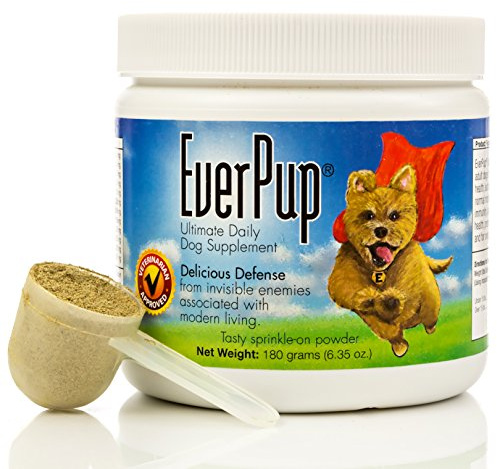 EverPup Ultimate Daily Dog Supplement with Glucosamine, Prebiotics, Probiotics, Apoptogens, Vitamins and Minerals for Healthy Joints, Immunity, Digestion, Skin Health