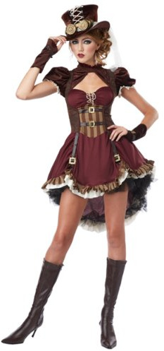 California Costumes womens Steampunk Girl/Adult Adult Sized Costumes, Brown, Small US