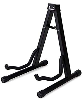 AKORD Guitar Stand A Frame Foldable Universal Fits All Guitars Acoustic Electric Bass Stand