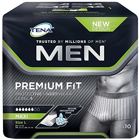 TENA MEN Level 4 Premium Fit Prot.Underwear L 10 St