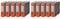 Leitz hochwertiger Ordner 180°, breit | 10er Pack, Orange, 1