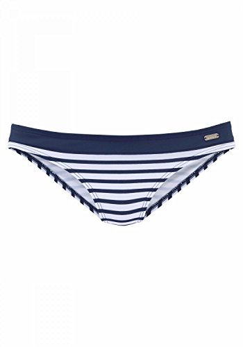 Venice Beach LM exkl. Sport Bikini-Hose normal White-Navy-s - 42