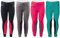 PFIFF 102603 Kinder Reitleggings Ella Stoff Besatz Reithose Mädchenreithose, Blau / Pink 140