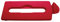 Rubbermaid Commercial Products Slim Jim Recycling Station Stream Topper mit Papierschlitz-Deckel, Rot