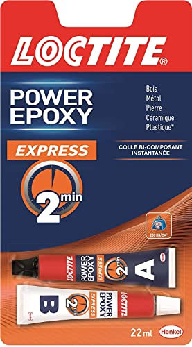 LOCTITE Colle Epoxy Express 2 min Invisible Tube 2x11ml Blister