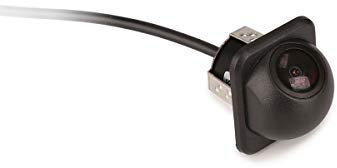 Erisin Petit chapeau de paille Caméra de recul grand angle étanche Mini 120 couleurs CCD Caméra de recul Ligne guide