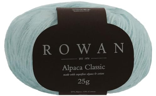 Rowan Alpaca Classic Yarn, Ice Blue (131), 25g
