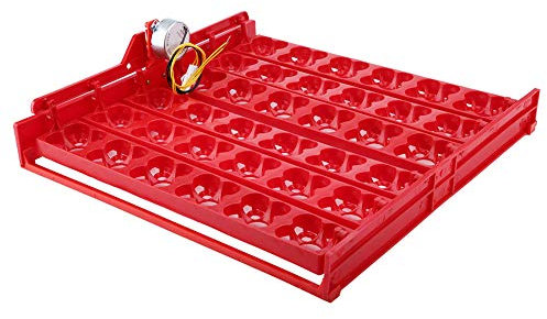Bandeja para incubadora de huevos, herramienta para bandeja giratoria para huevos, volteadora de huevos, incubadoras de pollos, bandeja para incubación de huevos,(220V motor)
