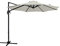 Parasol Deporte Octogonale Ø300cm de Plage - Parasol Déporté 3x3 M Beige Aluminium - Parasol Plage, Balcon, pour Patio