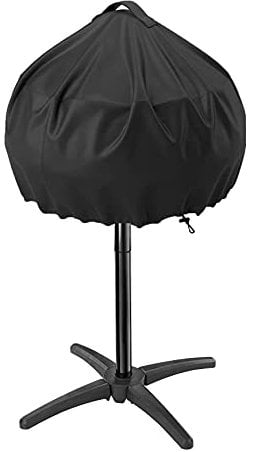 Flymer Runder Grillabdeckung, 50x46cm Grill Abdeckung für George Foreman Standgrill, Grill Abdeckhaube Geeignet für Severin PG 8541 Standgrill 420D mit Griff Kordelzug