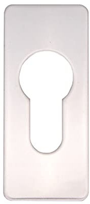 Repair Escutcheon Key Hole Cover Plate Euro Profile Self Adhesive Fix Polished Stainless Steel 28mm