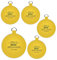 Lot de 5 crochets autocollants pour plaque murale - 75 mm - Pour accrocher des plaques