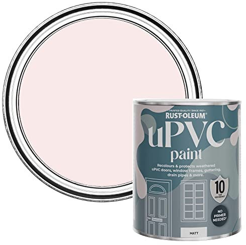 Rust-Oleum Pink uPVC Door and Window Paint in Matt Finish - China Rose 750ml