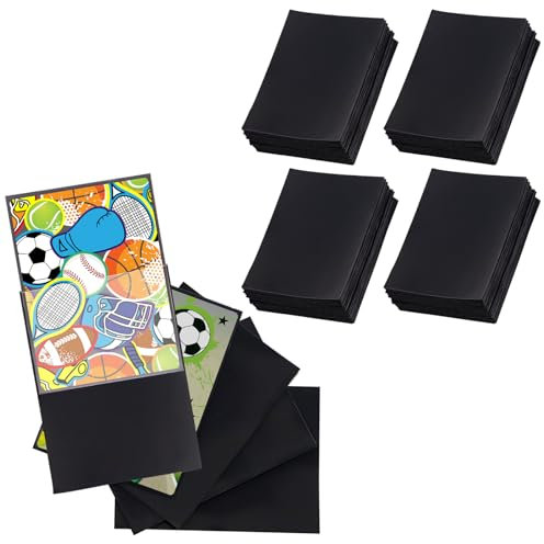 Moocuca Soft Sleeves 66 * 91mm, 400 Stück Soft Penny Kartenfolien Kartenhüllen Hüllen, Transparent pokemon karten hüllen für Pokemon, Magic