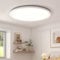 Aisutha Deckenlampe Rund LED Deckenleuchte 18W, 5000K, 1800LM, IP54 Wasserdichte Badezimmer Lampe für Wohnzimmer Küche Schlafzimmer Flur Balkon, Ultra Dünn Led Lampen Deckenlampen Ø22cm, Weiß
