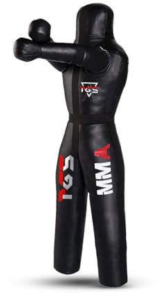 PGS - Heavy-Duty Grappling Dummy for Martial Arts Training — Jiu Jitsu/BJJ/MMA Wrestling Practice Dummy — UNFILLED Custom-Weight Design (6FT - 70)