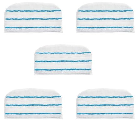 5pcs Steam Mop Pads Compatible With Replacement Black & Decker FSM 1600/FSM1610/FSM1620/FSM1630 Steam Mop Cloths Accessories