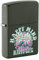 Zippo Sturmfeuerzeug - Happy Mind Happy Life - Green Matte Finish mit Color Image - Nachfüllbar - Wiederverwendbar - Windfestes Design - Geschenkbox - Made in USA