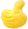 Brigamo 【𝙋𝙧𝙞𝙢𝙚 𝘿𝙚𝙖𝙡】 Premium Emoticon DekoKissen Plüsch SofaKissen Kuschelkissen, 35 cm (Daumen Hoch)