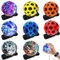 Wenosda Astro Jump Ball mit Seil，Handgelenkball mit Seil，8pcs Moon Ball mit Schnur，Super hoch Springender Ball Kinderspielzeug Gummihüpfball 4 Unifarben, 4 zufällige Tarnfarben