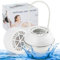 Filtro De Agua De Bañera, Grifo de Baño Filtro De Agua De Bola Elimina Cientos De Contaminantes Nocivos, Purifica y Suaviza el Agua Dura Para Una Piel y un Cabello Más Sanos