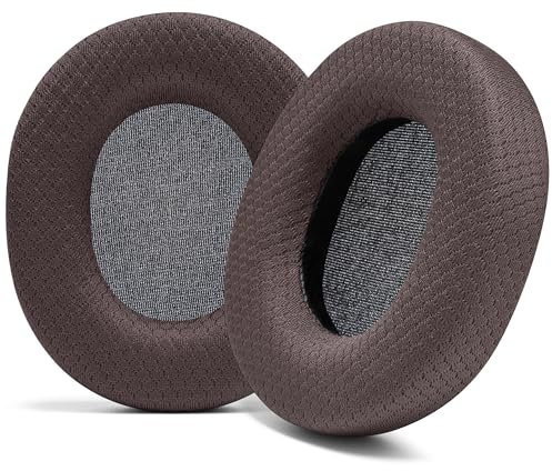 WC AirWeave Replacement Ear Pads for Sony MDR 7506, MDR V6, and MDR CD900ST by Wicked Cushions | Enhanced Comfort, Breathable Fabric, & Superior Foam | Airweave Brown