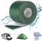 Lechin Ruban Adhésif/ 5,7cm x 10m Scotch etanche eau/Ruban Adhésif Etanche/Ruban etancheite pour Réparer Bache de Camion ou de Serre/Toile de Tente ou Tonnelle/PVC/Vert