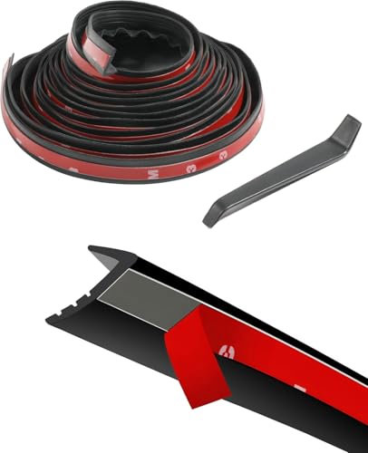 Flaconi Auto Dichtung,Windabweiser Autofenster,Gummidichtung,Schalldichter Dichtungsstreifen für Autos,Dichtungsstreifen für Auto,Kfz Fensterdichtung,Geeignet für Autos,Wohnmobile,LKWs.Lastwagen