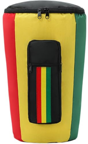 Muteitt Djembe-Tasche, Afrika-trommeltasche, Djembe-trommeltasche Doppeltem Reißverschluss, Trommel-Tragetasche Verstellbarem Riemen, Zubehör Für Schlaginstrumente