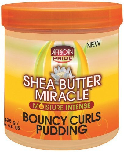African Pride Shea Butter Miracle Bouncy Curls Pudding 450 ml (Pack of 2) by African Pride