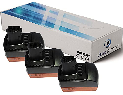 Lot de 3 Batteries pour Metabo BSZ 18 perceuse sans Fil 3000mAh 18V - Visiodirect -