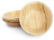 BOX And Tree| 50 pièces Coupelles Bols Jetable Ronds 12cm en Feuille de Palmier |Vaisselle Jetable Biodégradable |Bols en Bambou, Matériel Palmier Bois, Verrine Bambou Jetable