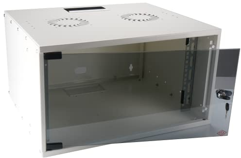EFB 19 Zoll 06HE Wandgehäuse Basic, Tiefe 600mm 1-teilig, Flat Pack, RAL9010