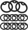 15pcs Militärische Hundemarke für Authentische Militärische Hunde und Katzen ID-Tags - Tag-Z Hundemarke Schwarz