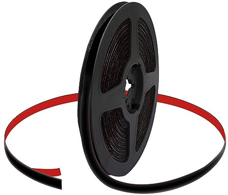 Vogueing Tool Ceramic Tile Mildewproof Gap Tape, 6M*8MM Sealing Decorative Corner Side Edge Tape Strip Bathtub Bathroom Shower Roll Caulk Tap Strip-Black