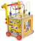 wuuhoo® Lauflernwagen Fritzi aus Holz - höhenverstellbare Lauflernhilfe mit Puzzle, und Zahlen - Pädagogisches Babyspielzeug, Laufwagen, Holzspielzeug für Kinder ab 1 Jahr