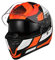 ORIGINE Integral-Helm Full-Face Motorrad-Helm ECE mit Visier (Advanced Fluo orange-blk MATT, XS)