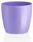 Decorspace Vaso tondo Madeira Luxy Colour in plastica colorati da esterno e giardino fiori piante (18 cm, Lilla)