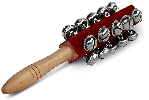 BestSaller Schellenbaum mit 21 Glocken 25 cm, rot (1 Stück)